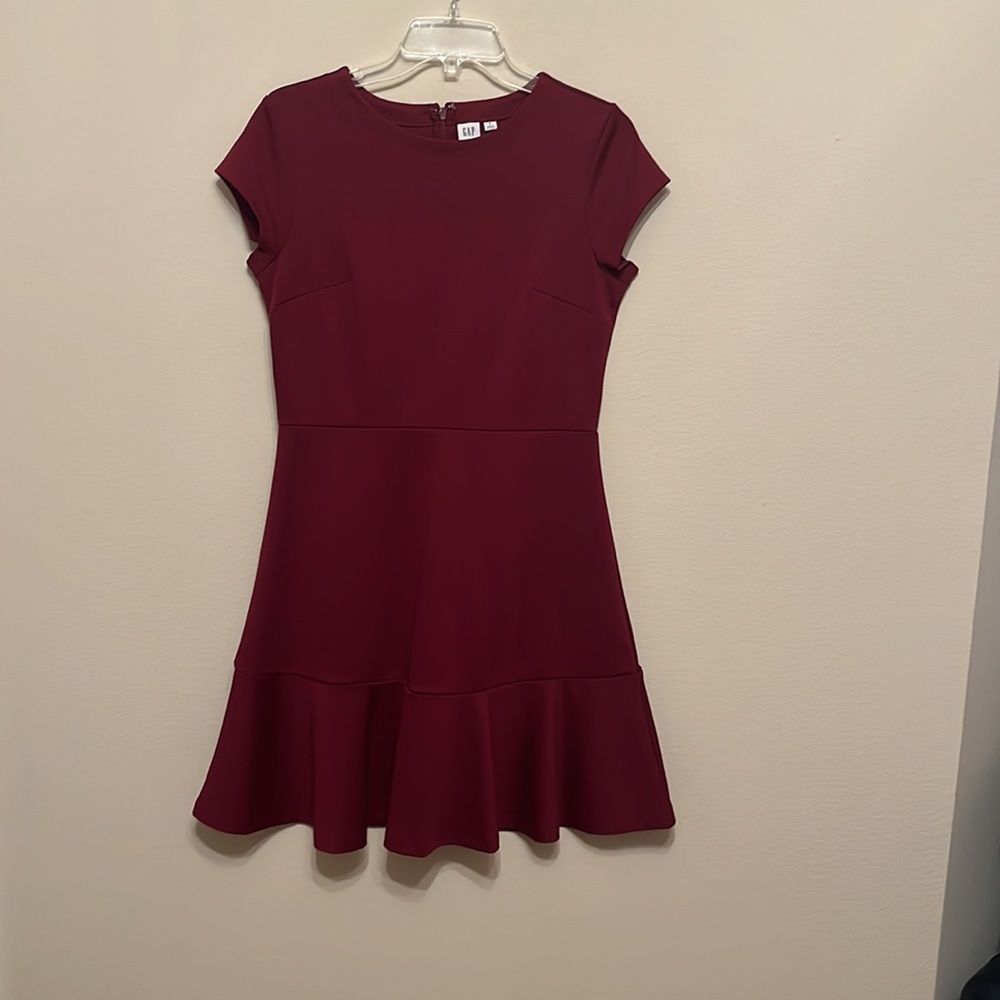 Flounce-Hem Dress